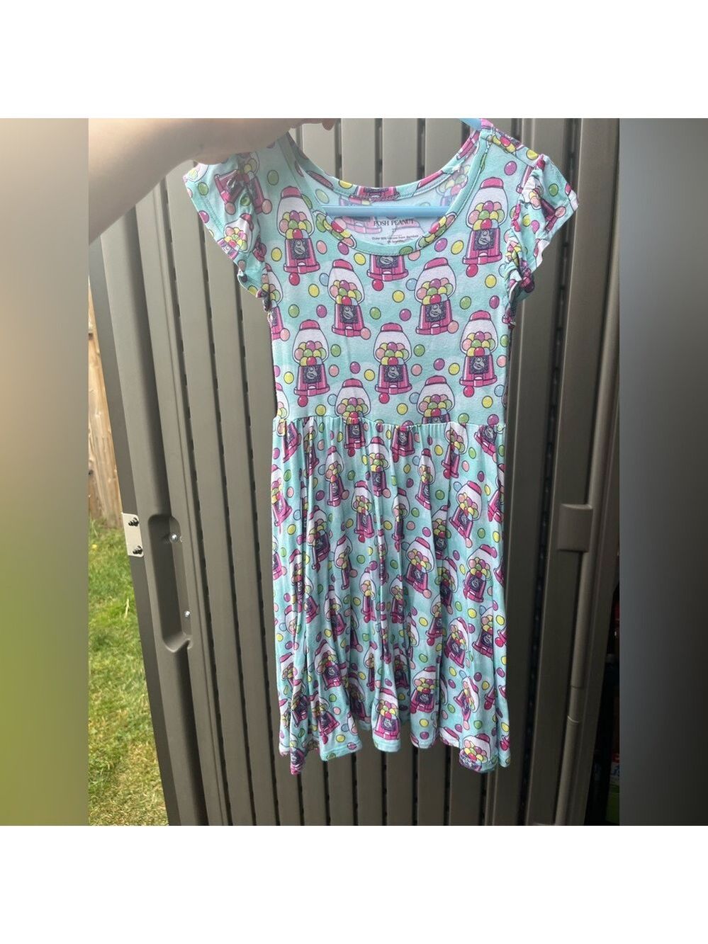Posh Peanut Bubblegum Print Bamboo Dress